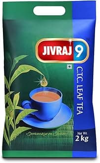 CTC Tea Leaf, Premium Assam Tea Leaves, Crush-Tear-Curl Tea Leaf Process, 2 Kg, Pack 1