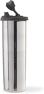 SignoraWare Easy Flow Stainless Steel Oil Dispenser | Airtight & Spill proof | Food grade | Pourer Drizzler | Easy to Clean | Best for Essential Oils & Grilling | Best for Home Use (1.1 Ltr | Black)