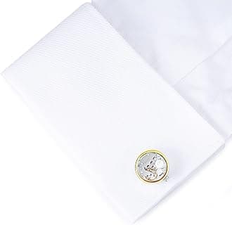 HONEY BEAR Mens Shirt Cufflinks Working Watch Movement for Wedding Business Gift