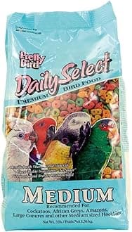 Pretty Bird International Bpb78117 Daily Select Premium Bird Food, Medium, 8-Pound
