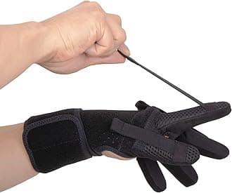 Neofect Finger Splint - Finger Training & Rehab Orthotics, Minimizes Spasticity, Stretch & Functional Grasp, Prevents Stiffness for Stroke, TBI, Increased Muscle Tone, Hemiplegia (Large Right)