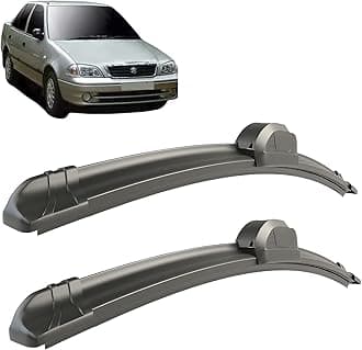 Caronix Windshield Car Wiper Blades Compatibility With Maruti Esteem (Model : 2008-2014), Esteem Wiper Blades - Set of 2Pc (D-20,P-18)