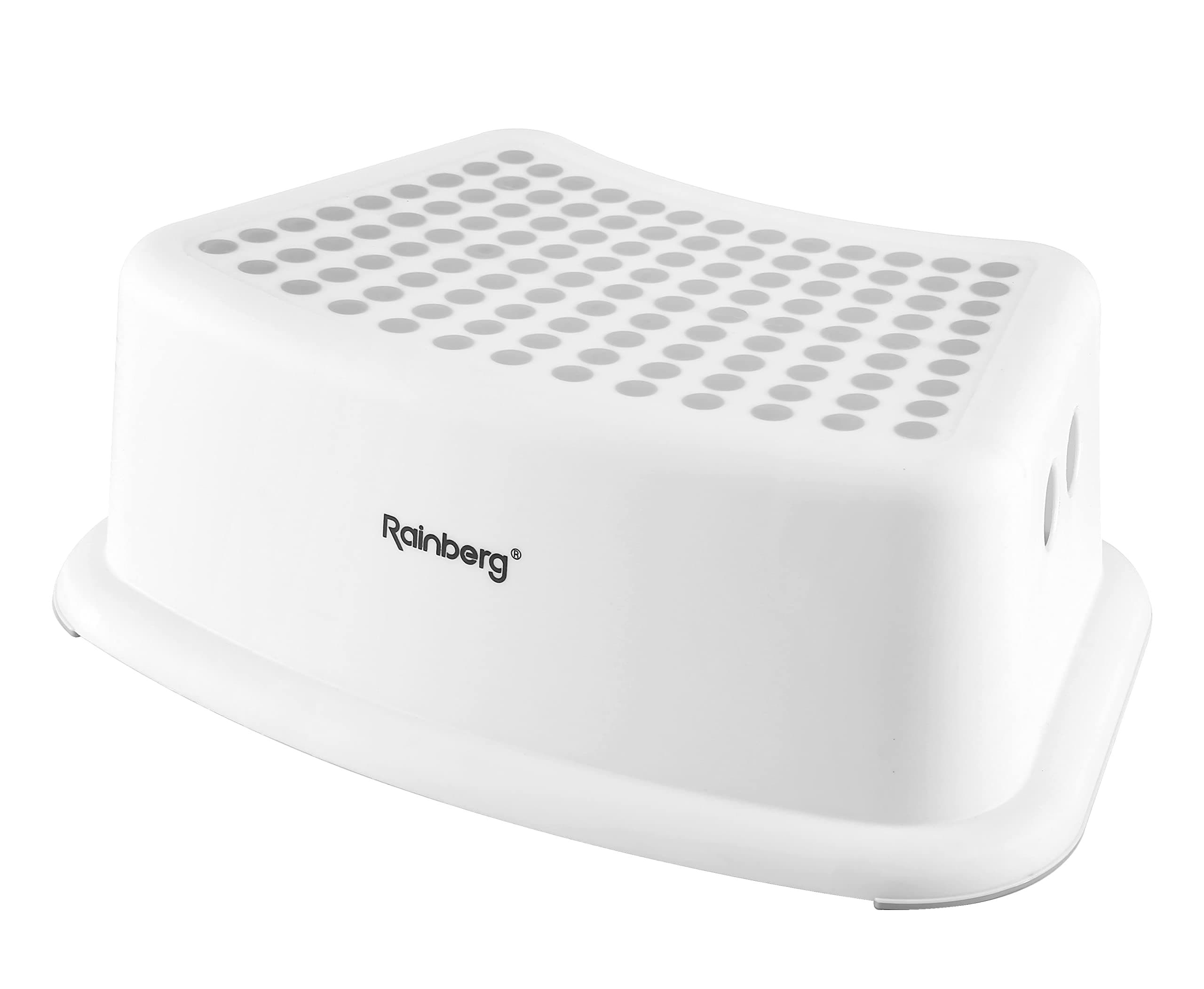 Step Stool for Kids, Sturdy Double Step Stool for Toddlers, Anti-Slip Stool, Toddler's Stool for Potty Training and Use in the Kitchen and Bathroom Easy to Clean and Portable (Grey, 1)