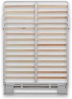 Wilding Wallbeds Deluxe Murphy Bed Frame (Full) Vertical Wallbed, Powder-Coated Steel Frame for Folding Cabinet, Pull-Out Bed, Hidden Bed
