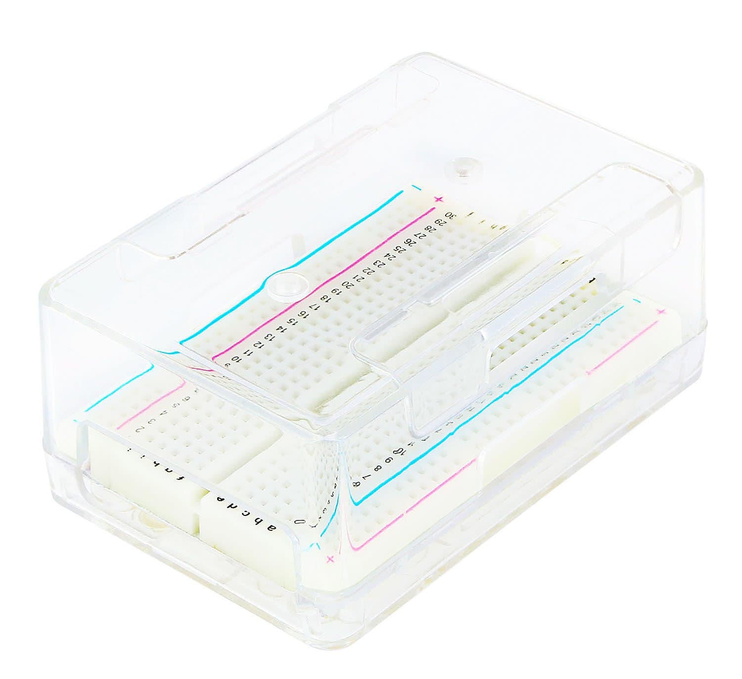 3ple Decker Universal Circuit Case(High,Clear) with Breadboard