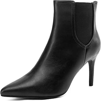 Women's Pointed Toe Stiletto High Heel Ankle Booties