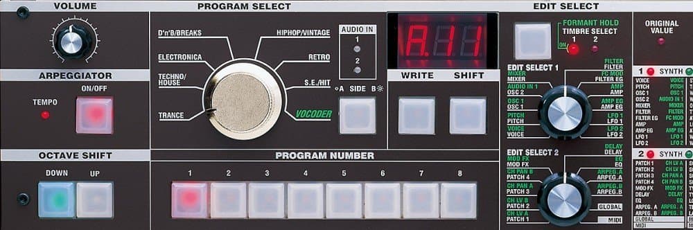 Korg MICROKORG 37 Key Analogue Modelling Synthesizer with Vocoder, Grey