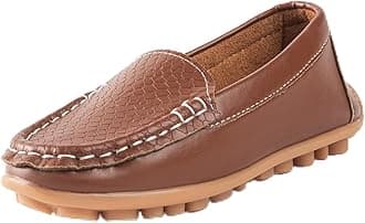 Fudaolee Boys Girls Loafers Dress Flats Slip-On Oxford Casual Moccasins School Walking Boat Shoes(Toddler/Little Kid/Big Kid)
