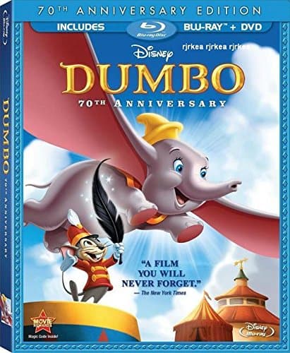 - Dumbo (Two-Disc 70th Anniversary Edition Blu-ray / DVD Combo Pack in Blu-ray Packaging) by Walt Disney Studios Home Entertainment