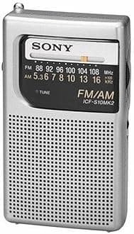 ICF-S10MK2 Personal Analog Grey - radios (AA, Personal, Analog, AM, FM, 87.5-108 MHz, 530-1605 kHz)