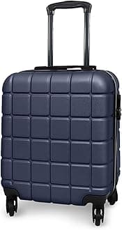AVIOAtlas Cabin Suitcase 45x36x20cm - Lightweight Double-Wheel Luggage Bag w/Combi Lock, 3 Internal Pockets, Telescopic Handle w/ 3 Heights - Durable ABS Hard Shell RyanAir, EasyJet, British Airways