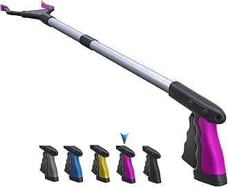 PowerGrip T9 Grip Strength Trainer Wide Jaw Foldable Steel Cable with 96 Grip Points for Firm Grip 32" with Magnet