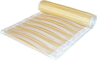 EVERGREENWEB - Roll-up bed base 120x200 cm with birch wood slats, roll-up slatted mat, suitable for all mattresses. Made in Italy