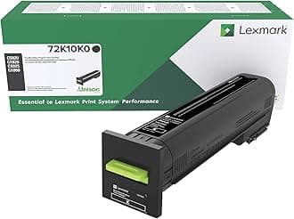 Lexmark72K10K0 Unison Toner Cartridge, Black