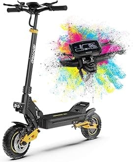 Electric Scooter for Adults, 800W/2400W Off Road Commuting Scooters, 10" Off-Road Tires e-Scooter,28-35 MPH,30-35Miles Range eScooter,Fast Foldable Adjustable,Dual Senspension