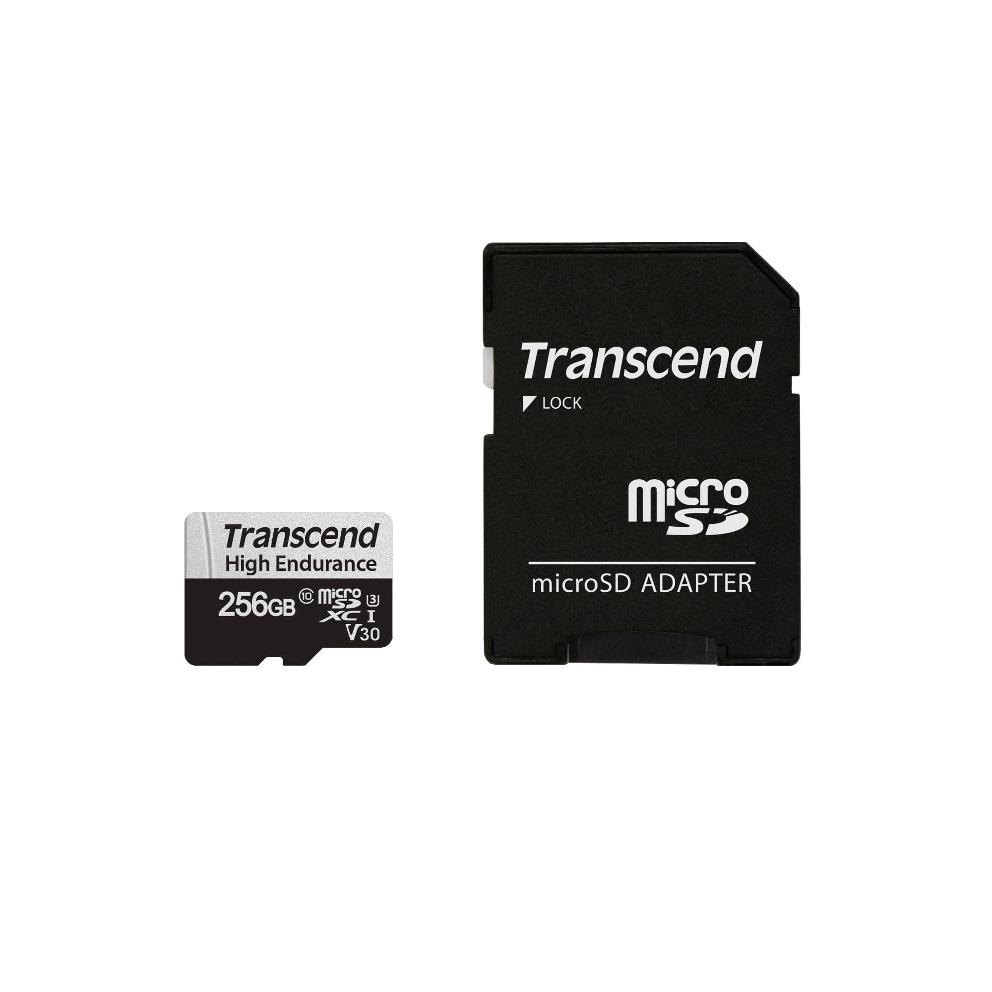 USD350V 256GB U3 microSDXC Class 10 Micro SD Memory Card up to 95/40 MB/s (TS256USD350V)