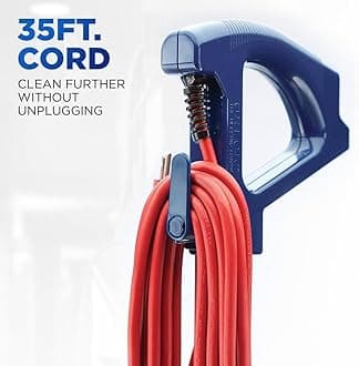 ORECK XL COMMERCIAL Upright Vacuum Cleaner, Bagged Professional Pro Grade, For Carpet and Hard Floor, XL2100RHS, Gray/Blue