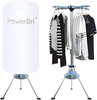 Electric Clothes Dryer 15kg Indoor Wet Laundry Warm Air Drying PowerDri (White)