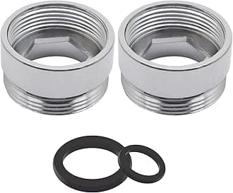 Faucet Adaptor SENRISE 2PCS Aerator Connector Solid Metal Kitchen Tap Connector for Water Purifier (20mm Female to 22mm Male)