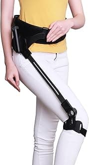 Lower Limb Assistance Walking Aid, Bionic Body Power Walking Aids Rehabilitation Training Leg Walking Training for Adults Elderly(Right,Large)