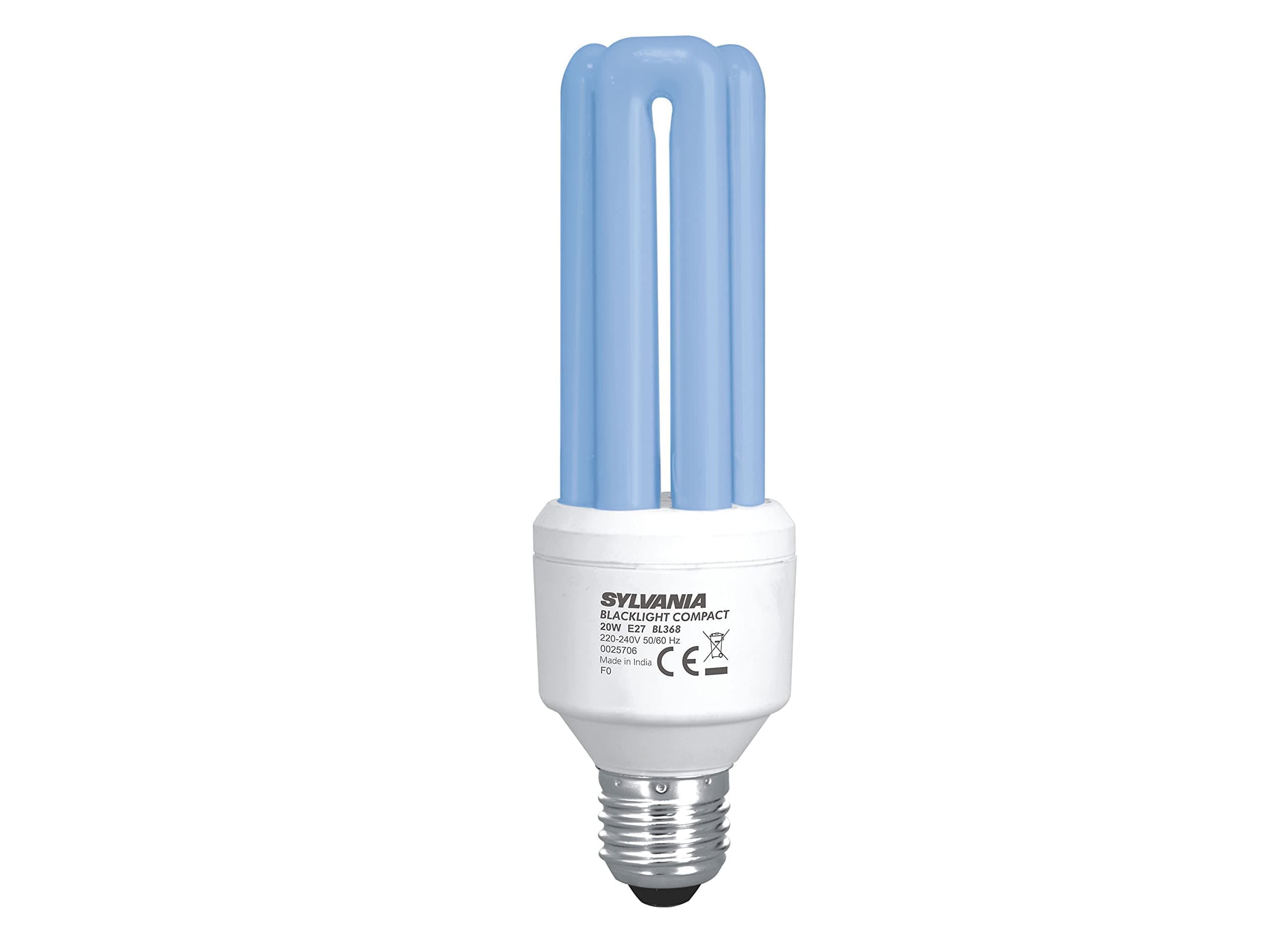 SYLVANIA 20W E27 BL368 Insect Killer Replacement UV Blacklight Bulb with Blue Fluorescent Light