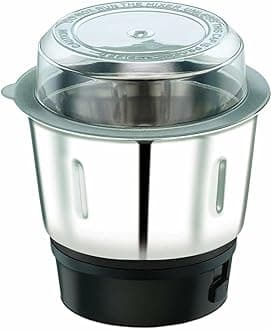 AADHIK Heavy Quality Chutney Jar (400 ml) Suitable for All mixer Grinder (Stainless steel) Pack Of 1