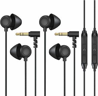 Hearprotek Sleep Earbuds, 2 Pairs Soft Comfortable in-Ear Earphones with Mic-Low Profile Noise Reduction Headphones for Sleeping on Side, Yoga, Travel