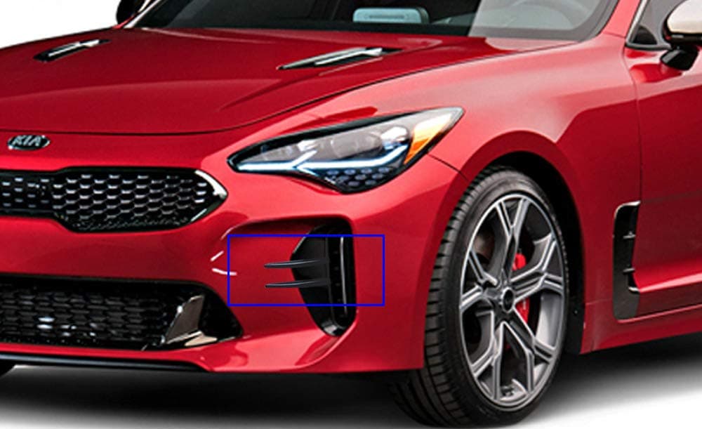 Tauro Devil's Claw Fog Light Point Emblem Molding Kit 4pc (Fits: KIA Stinger)