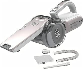 Black & Decker 18V Cordless Handheld Pivot Vacuum Cleaner With 1.5Ah Li-Ion Battery, 27.5 AW Suction Power, 440ml Bowl Capacity And Triple Filteration With 200° Rotation PV1820LRGP-GB 2 Years Warranty