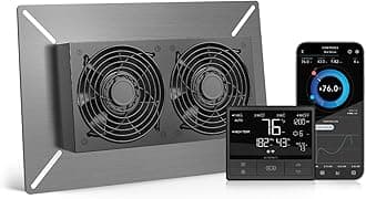 AC Infinity AIRTITAN T7 Fan Fan 30.5 cm with Temperature Humidity Controller for Crawl Space, Basement, Garage, Attic, Hydroponics, Grow Tents