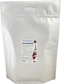 Koi Growth Pellets Floating Fish Food 5kg 6mm Carp & Goldfish High Protien Diet For Fast Growth