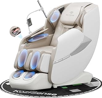 A18 3D Massage Chair Full Body, Zero Gravity SL-Track Shiatsu Massage Recliner Chair with Heat, AI Control, Body Scan and Calfrest Extension (Upgraded)