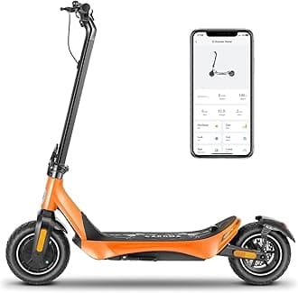 Caroma Electric Scooter, 2600W/850W Peak Motor, 37/30 Miles Range & 36/25 MPH Top Speed, Turn Signal & Cruise Control, Folding Electric Scooter Adults with Wide Pneumatic Wheel