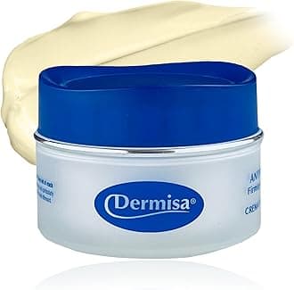 Dermisa Anti-Wrinkle Cream with Alpha Hydroxy Acids, Coenzyme Q10 and Avocado Oil - Hydrating Face Moisturizer for Fine Lines and Aging Skin - 1.5oz