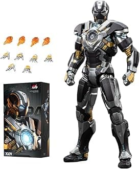 HiPlayZD Toys 1/10 Iron Man MK24 Non-Luminous 1906-24 Action Figure
