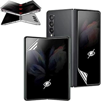 For Samsung Galaxy Z Fold 5 Privacy Screen Protector 2024 Update,Anti-Peeping Nano Soft Film Outer Screen+Inner Screen Anti-Peeping Soft film Anti-Spy Protective Film (For Fold 5)