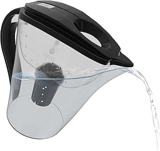 Invigorated WaterpH Restore Alkaline Filter Jug with Our Long-Life PH001 Filter – Alkaline Filter Purifier – Filtration Pitcher System – High pH Alkaline Machine, 118oz, 3.5L(Black)