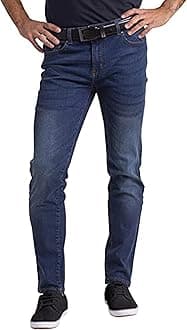 westAce Mens Flex Jeans Stretch Skinny Relaxed Slim Fit Casual All Waists Denim Pant