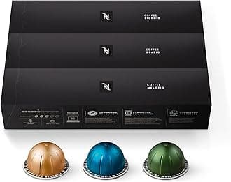 Nespresso - Vertuoline Assortment, 30 Count (Stormio, Odacio, Melozio Blend Variety Pack) - 10 Count (Pack of 3) - Dark Roast - Capsule - Nespresso VertuoLine Machine - 30 Pods