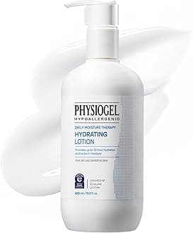 Physiogel Face and Body Lotion, Korean skin care, Provides 72 hrs of Hydration for Dry Sensitive Skin, Fragrance-Free, Non-Comedogenic, Dermatologist-Tested, Ceramide, Squalane.