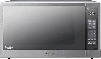 - Microwave Oven, Stainless Steel Countertop/Built-In Cyclonic Wave with Inverter Technology and Genius Sensor, 2.2 Cu. Ft, 1250W, NN-SN97JS (Silver)