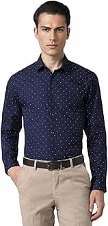 Peter England Men's Regular Fit Shirt