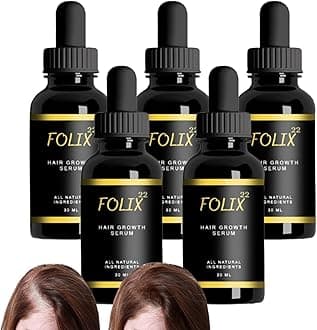 Folix22 Hair Growth Formula, Folix22 Hair Growth, Folix22 Hair Growth Serum, Folix22 Hair Growth Oil, Folix 22 Hair Growth Serum, Natural Hair Oils for Hair Growth (5pcs)