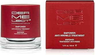 Dermelect Empower Anti-Wrinkle Treatment for Face - Anti Aging Cream with Peptides, Collagen, Ceramides Retinol, Hydrating Smoothing for Fine Lines Wrinkles Dryness Elasticity 1 oz