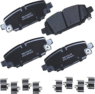 Premium SBC2172 Ceramic Rear Brake Pads for Jeep Wrangler 2024-2018