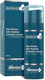 The Derma Co . X Dr.V Skin Renew Abc Peptide Exfoliator Serum With Mandelic Acid,Lactic Acid,And Peptides-30Ml|1% Salicylic Acid|Accelerates Skin Regeneration|Reduces Blemishes&Dark Spots