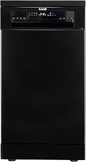 Baridi 45cm Slimline Freestanding Dishwasher, 10 Place Settings, 8 Programs - DH267