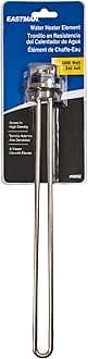EASTMAN 60052 Straight Water Heater Element, 240V x 3800W EASX1, Metal