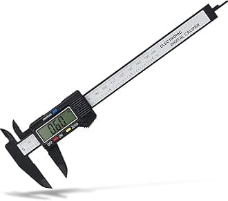 Digital Vernier Caliper, Adoric 0-6" Calipers Measuring Tool - Electronic Micrometer Caliper with Large LCD Screen, Auto-off Feature, Inch and Millimeter