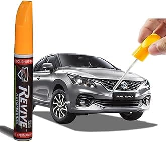 Suzuki Baleno colors Revive touchup paint pen, factory Quality & matched 2K paint (Splendid Silver (WBE))